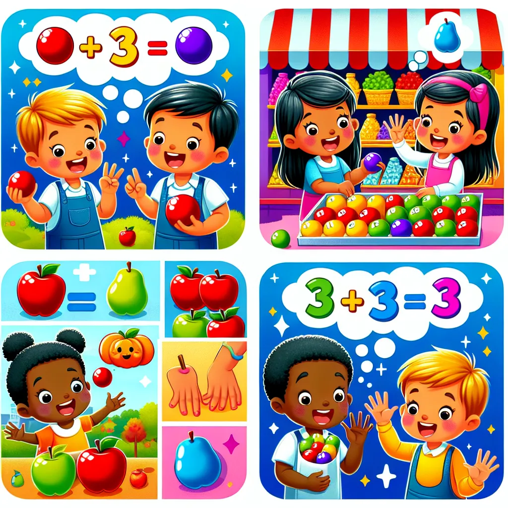 Addition im Zahlenraum bis 10 — Mathematik