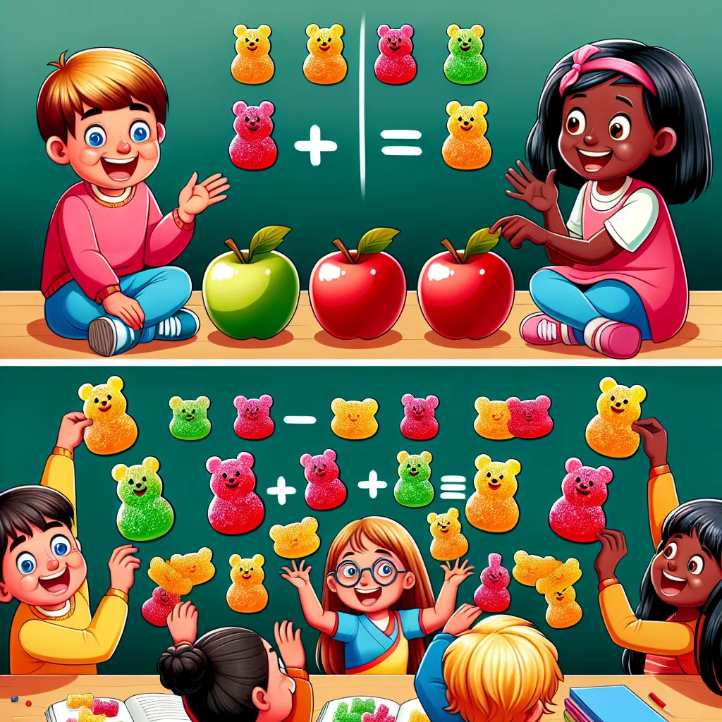 Einführung Division als Aufteilen und Verteilen — Mathematik