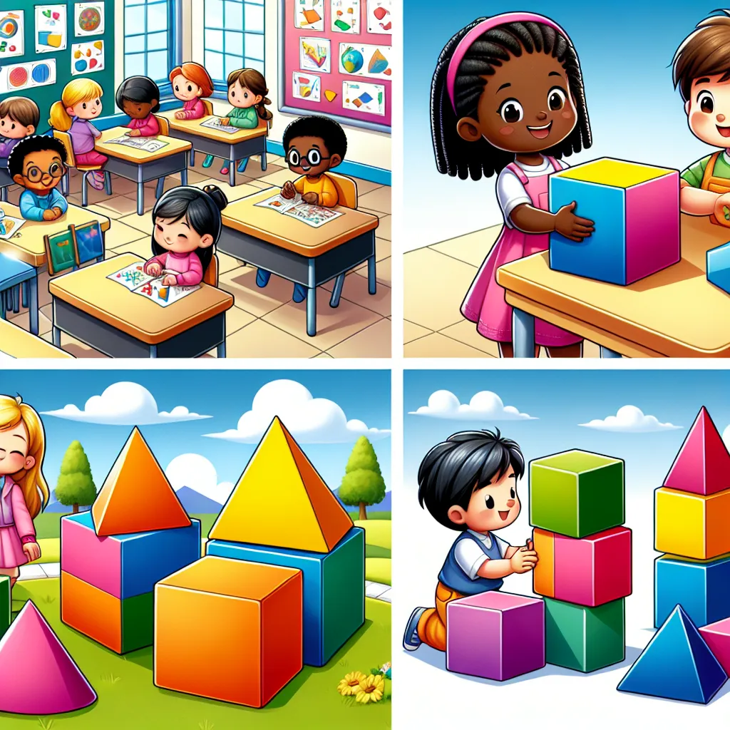 Körper: Würfel, Quader, Pyramide, Zylinder — Mathematik