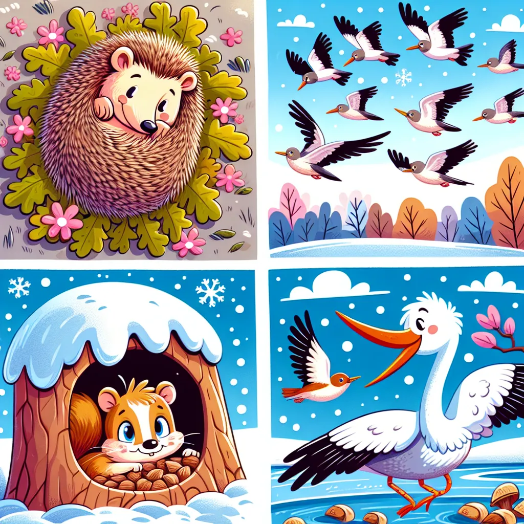 Tierleben im Jahreslauf (Winterschlaf, Zugvögel) — Sachunterricht