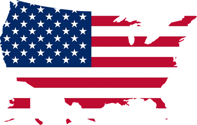 amerika, vereinigte staaten, karte, flagge, uns, karte der vereinigten staaten, usa