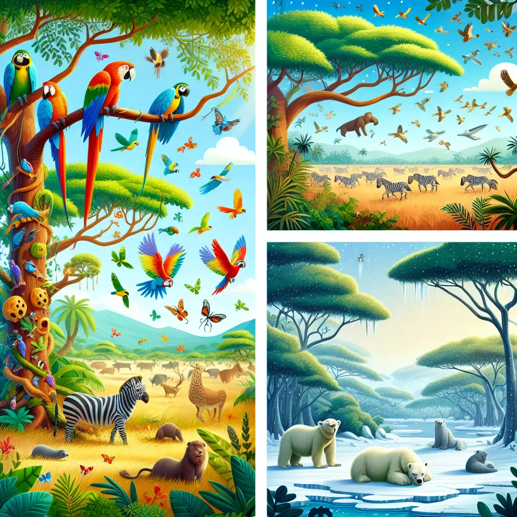 Tiere und Lebensräume weltweit — Sachunterricht