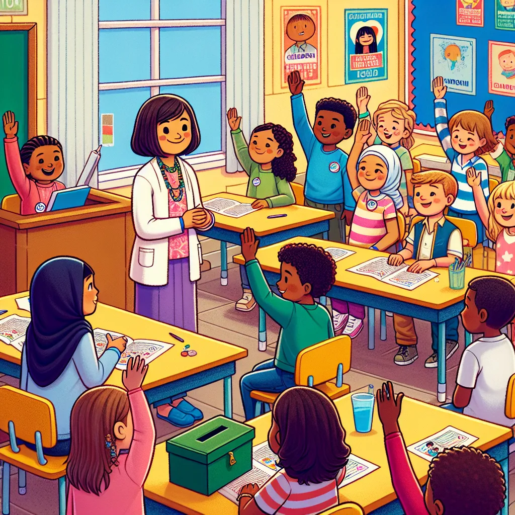 Das Kinderrecht und die Demokratie — Sachunterricht