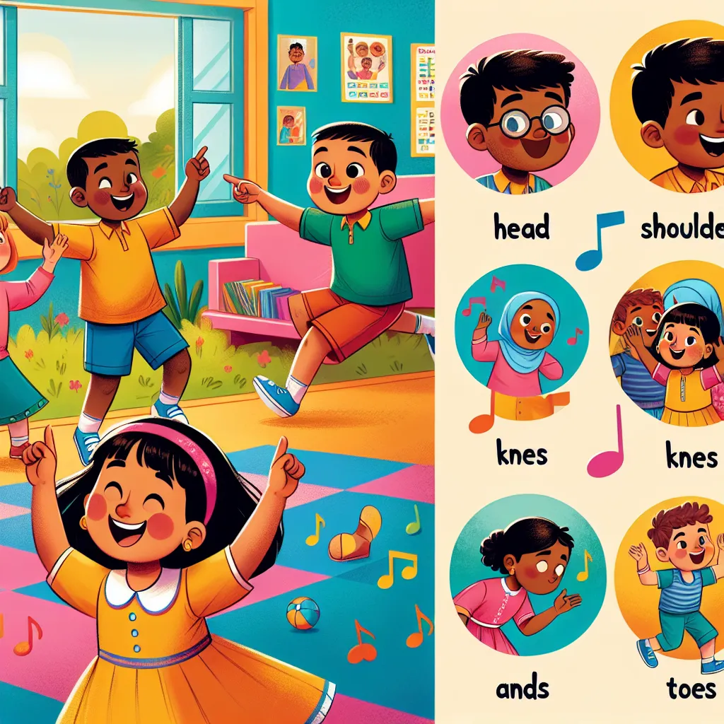 My Body – Head, Shoulders, Knees and Tös — Englisch