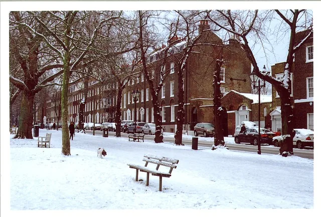 schnee, london, england, winter, kalt, jahreszeit, stadt, uk, baum, britisch, draußen, wetter, weihnachten, gefroren, englisch, stadtbild, viktorianisch, natur, weiß, schneit