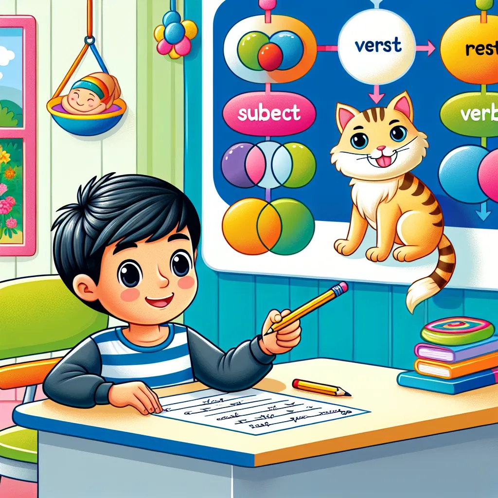 Writing Simple Sentences in English — Englisch