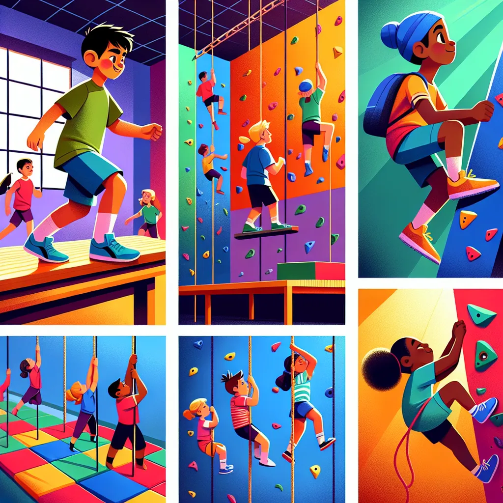 Balancieren und Klettern am Gerät — Sport