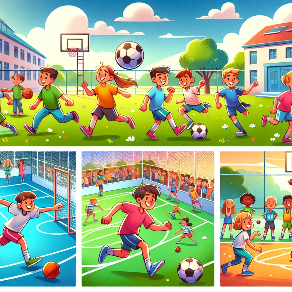 Sportspiele mit Regeln (z.B. Völkerball, Fussball) — Sport