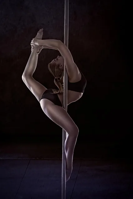 stripper, pole dancer, girl, pylon, pole, dance, gymnastics, flexible, stretching, elegance, body, woman