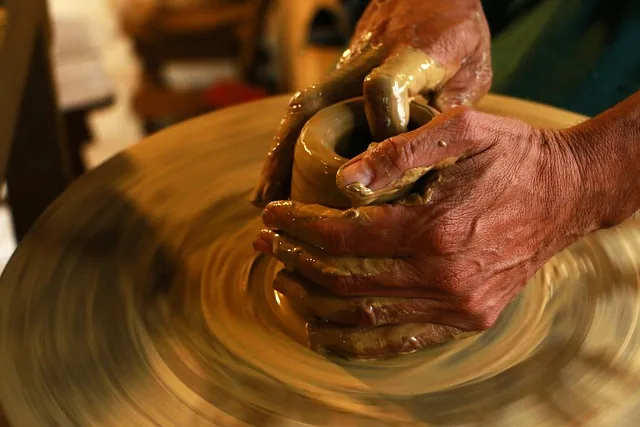pottery, hands, spinning, workshop, handmade, ceramics, clay, clay pot, handicraft, pottery, pottery, pottery, pottery, pottery, workshop, clay, clay, clay pot