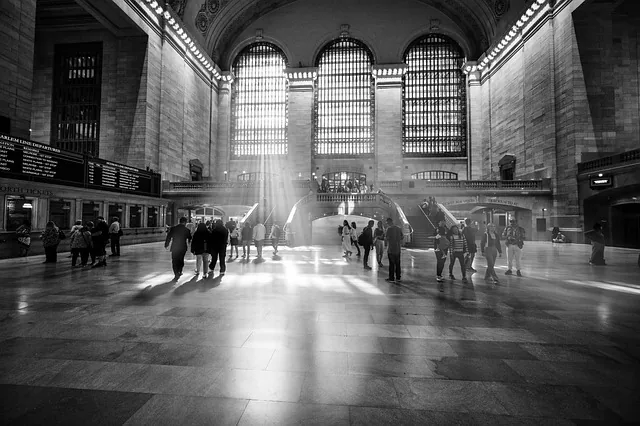 grand central, großer hauptbahnhof, new york, nyc, bahnhof, eisenbahn, architektur, einfarbig, new york, new york, new york, new york, new york, bahnhof, eisenbahn