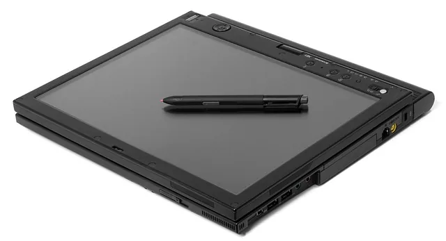 lenovo, x61, tablette, modus, gray tablet